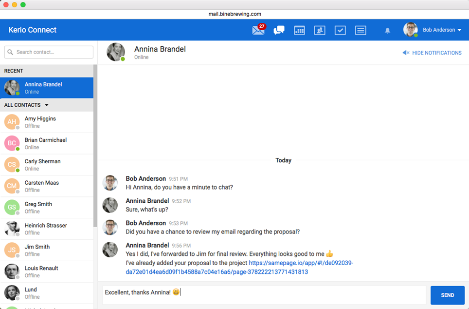 Kerio Connect IM_1